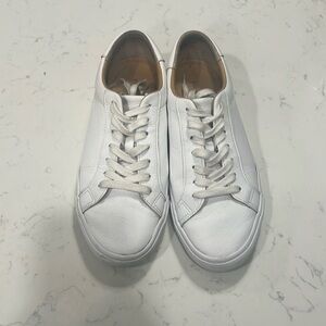 White Leather Tennis Shoes